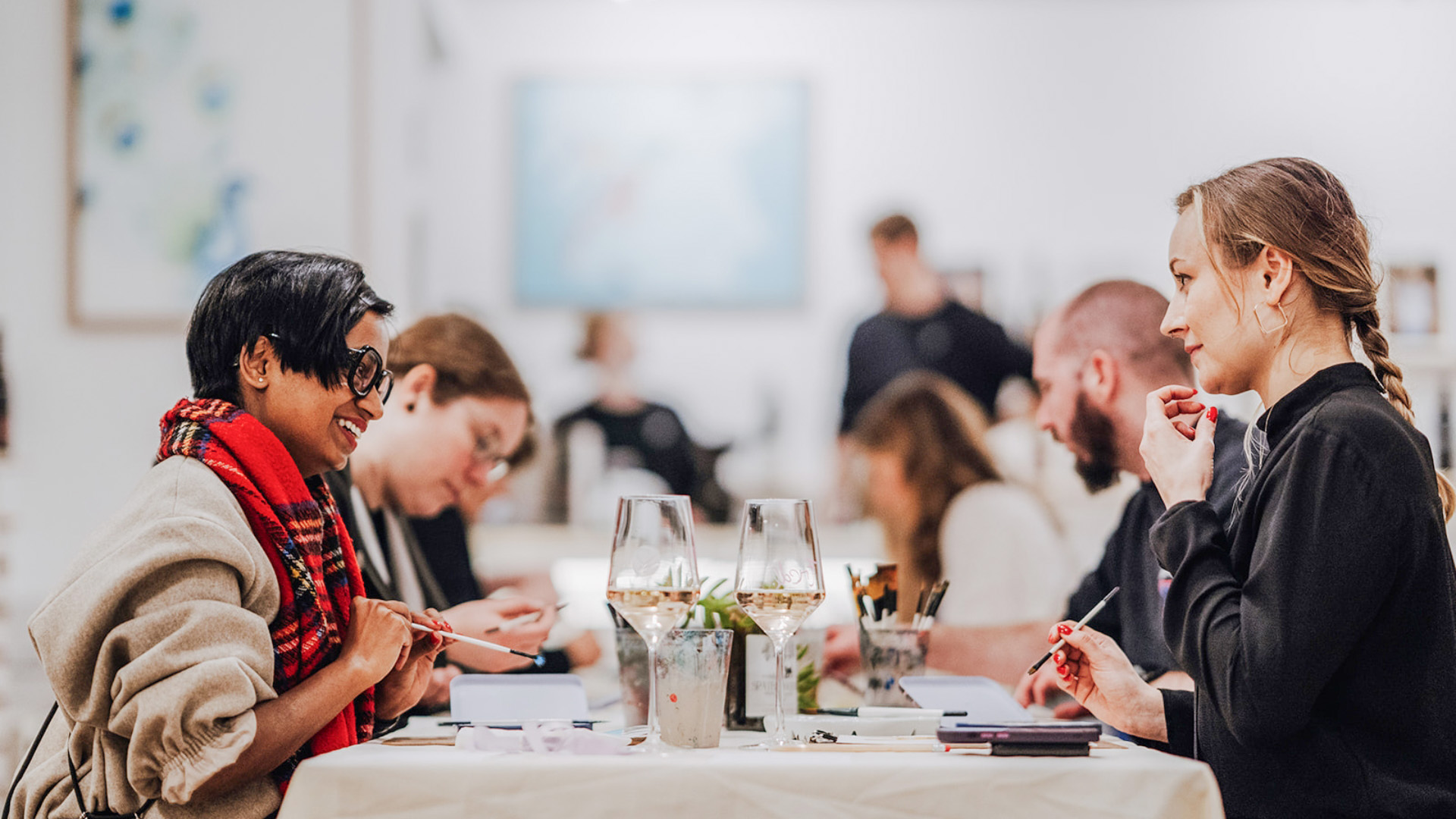 Aquarellkurs Frankfurt mit Weinprobe Frankfurt am Main