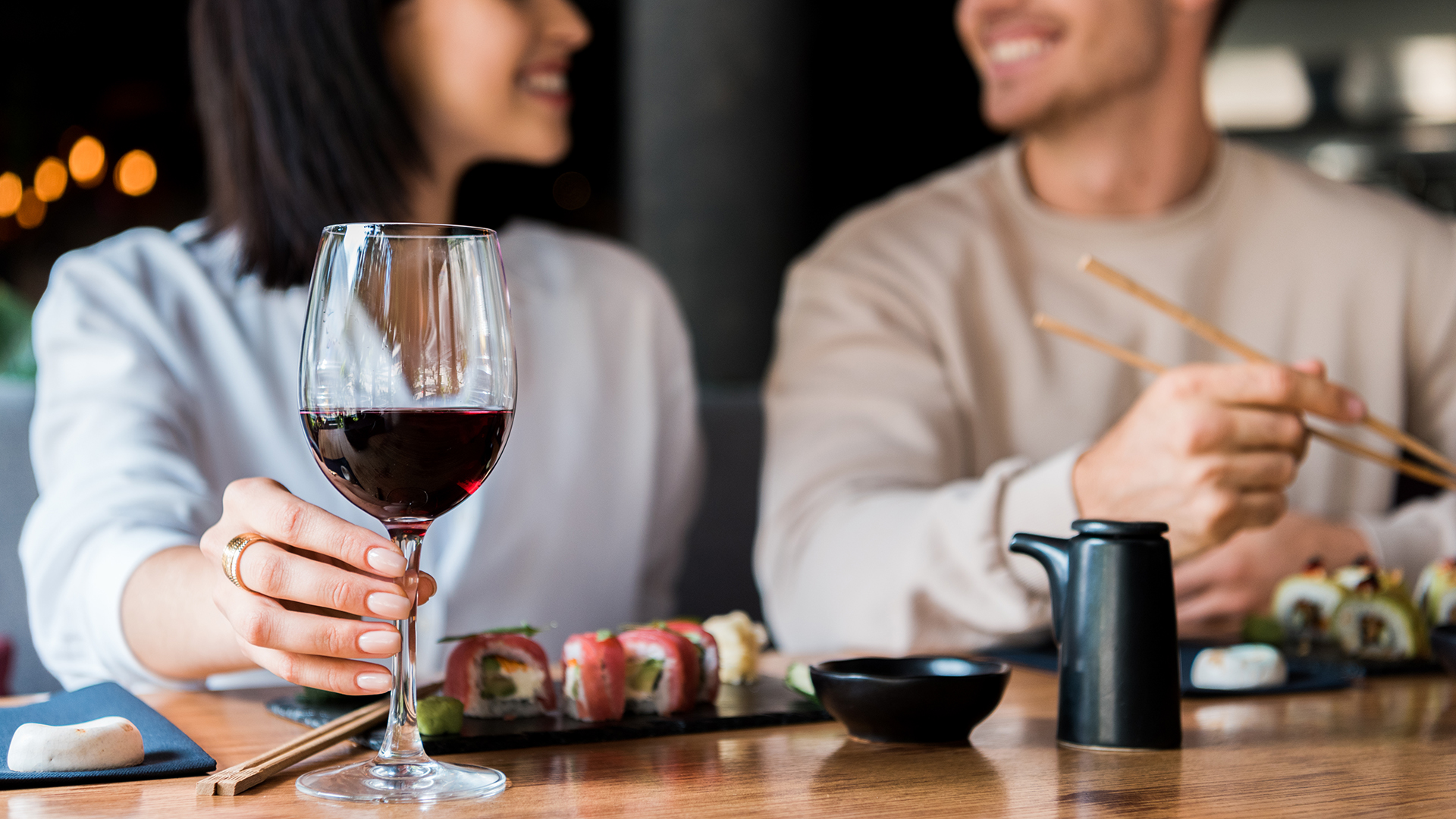 Wein & Sushi Abend München