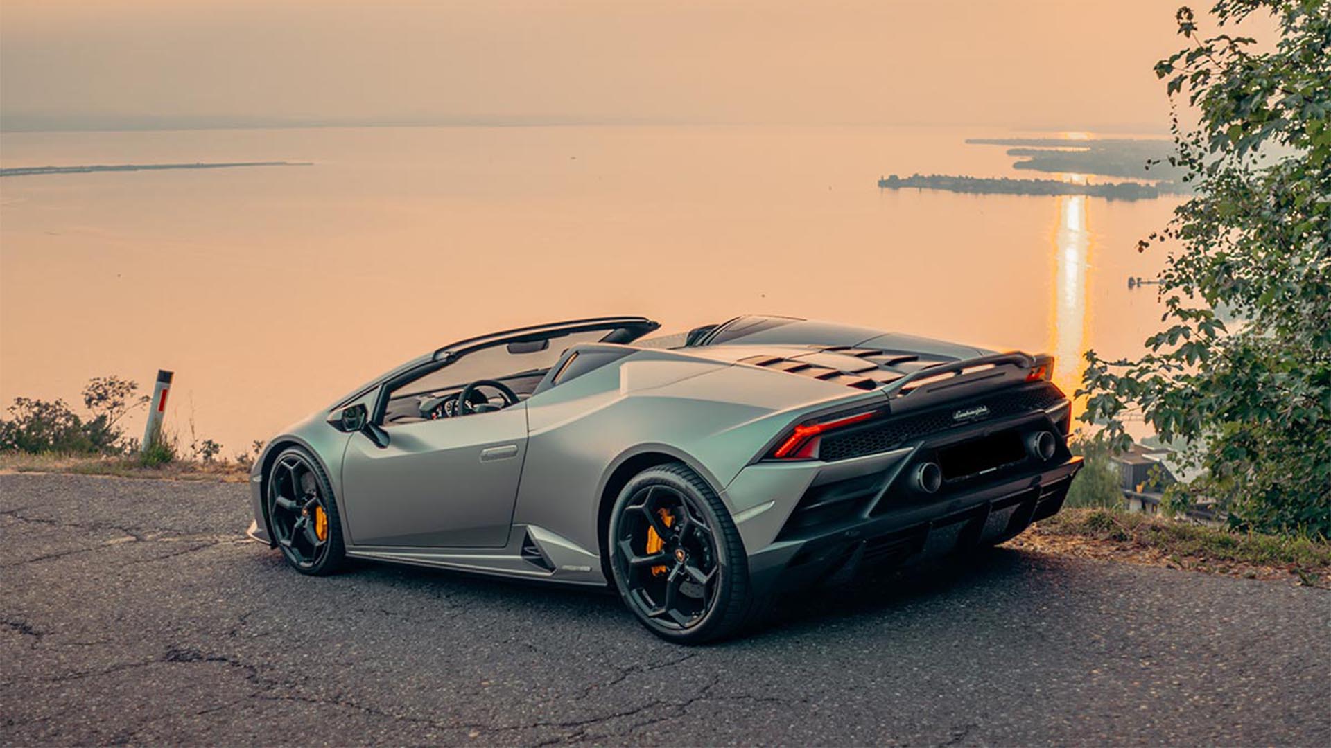 Lamborghini Huracan Evo Spyder fahren Widnau (6 Std.)