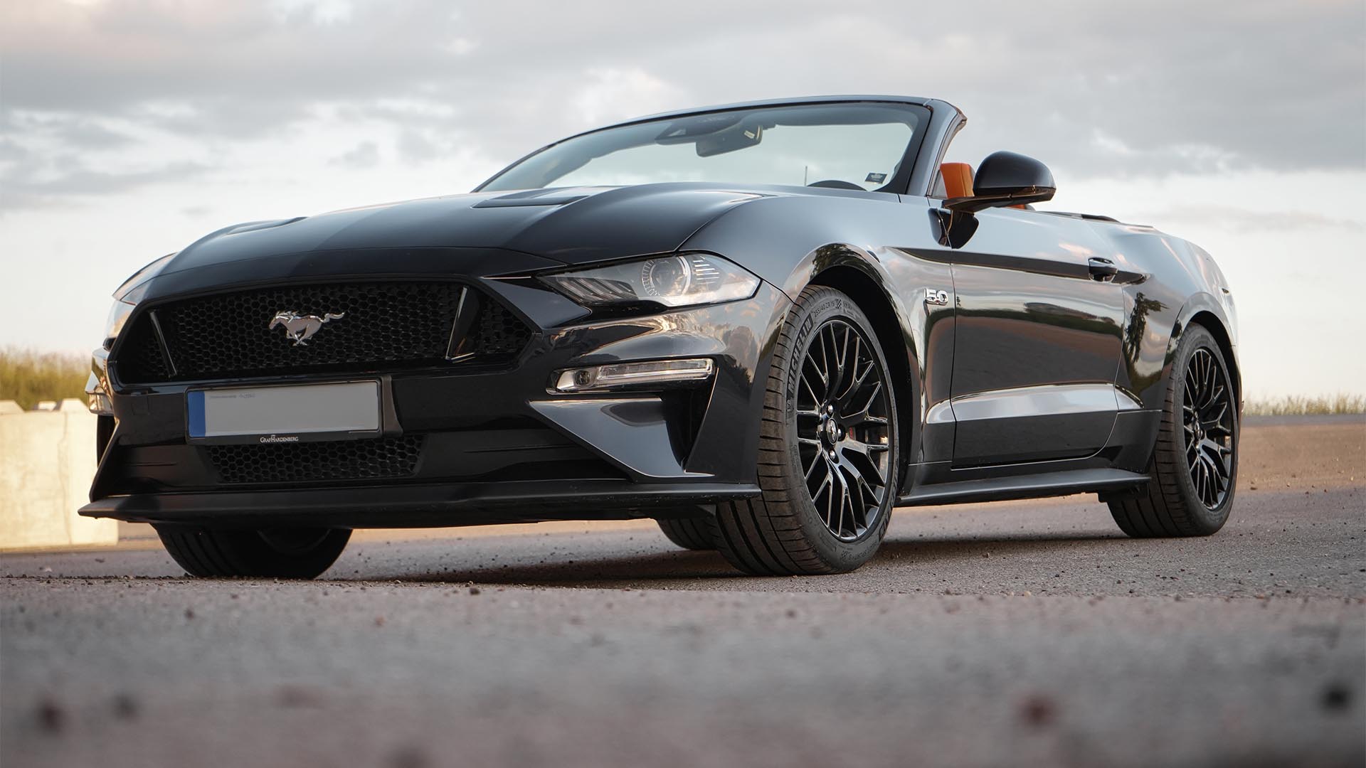 Ford Mustang Cabrio mieten Bötzingen (5 Std.) – Mustang Cabrio fahren: Freiheit mit 450 PS