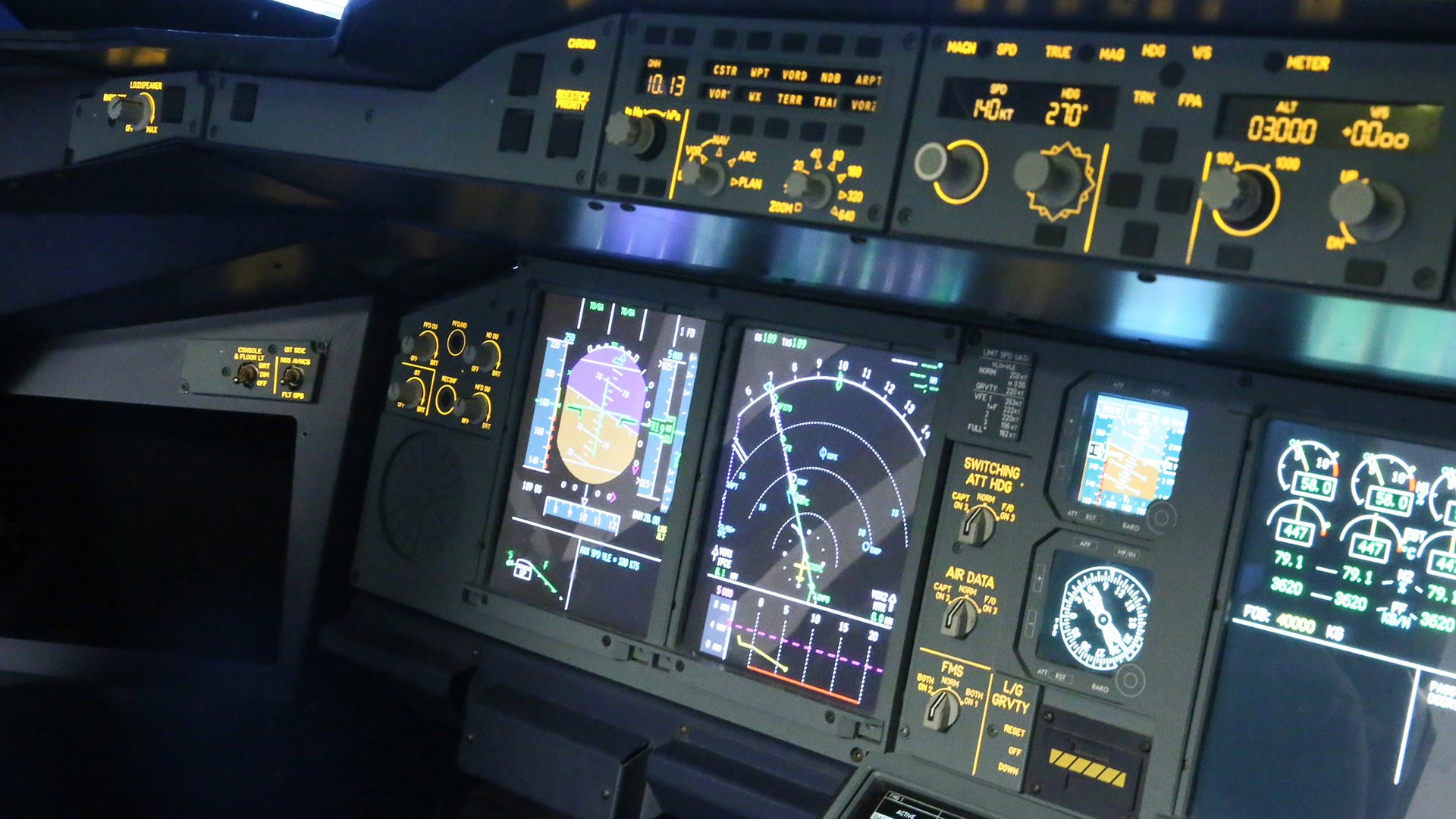 Flugsimulator Gensingen (A380 - Economy kurz)