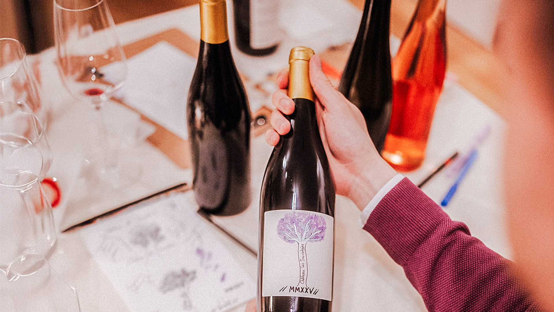 Weinetikett gestalten mit Wine Tasting Frankfurt am Main