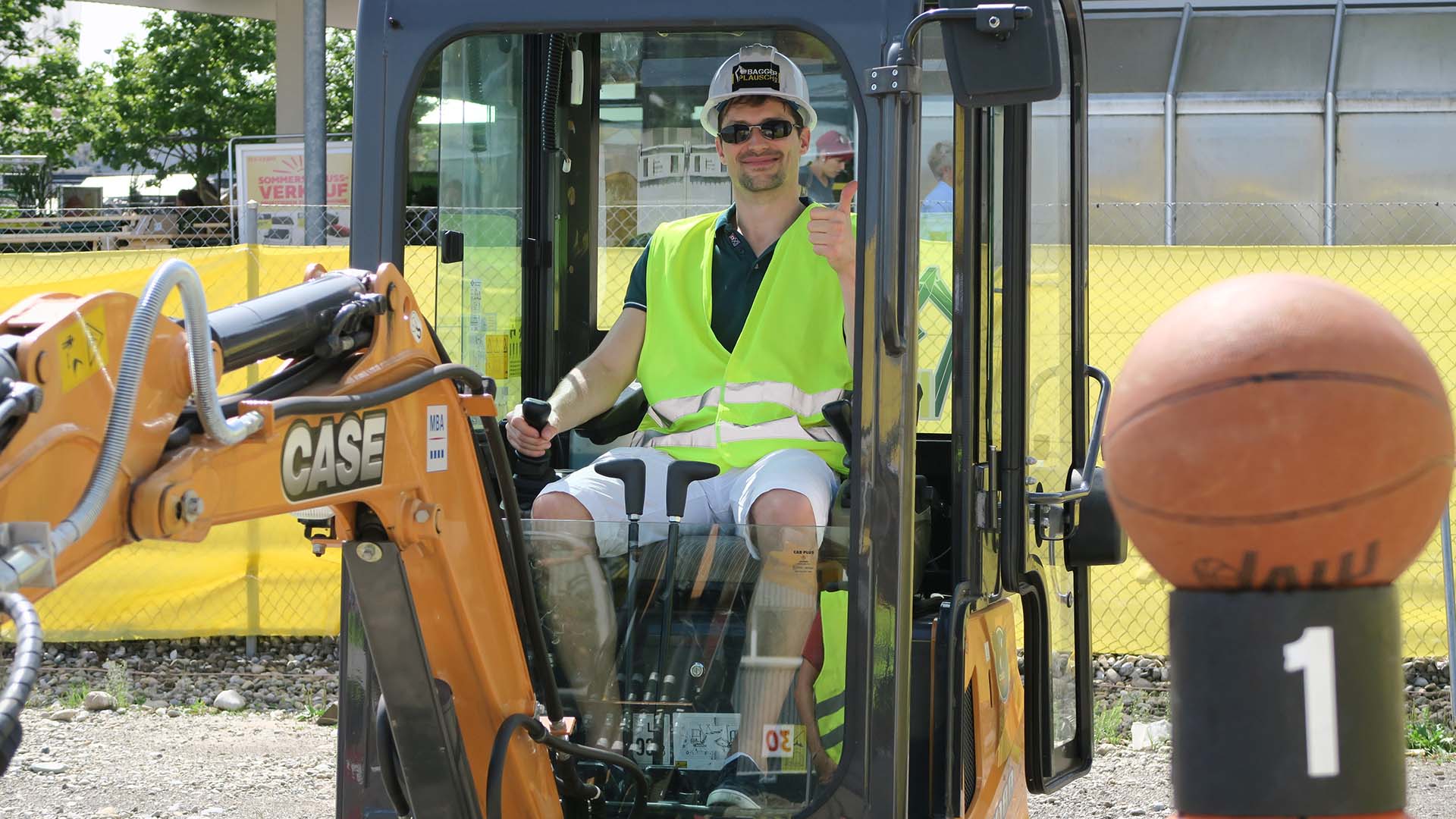 Bagger Erlebnis Gossau (kleiner Bagger)