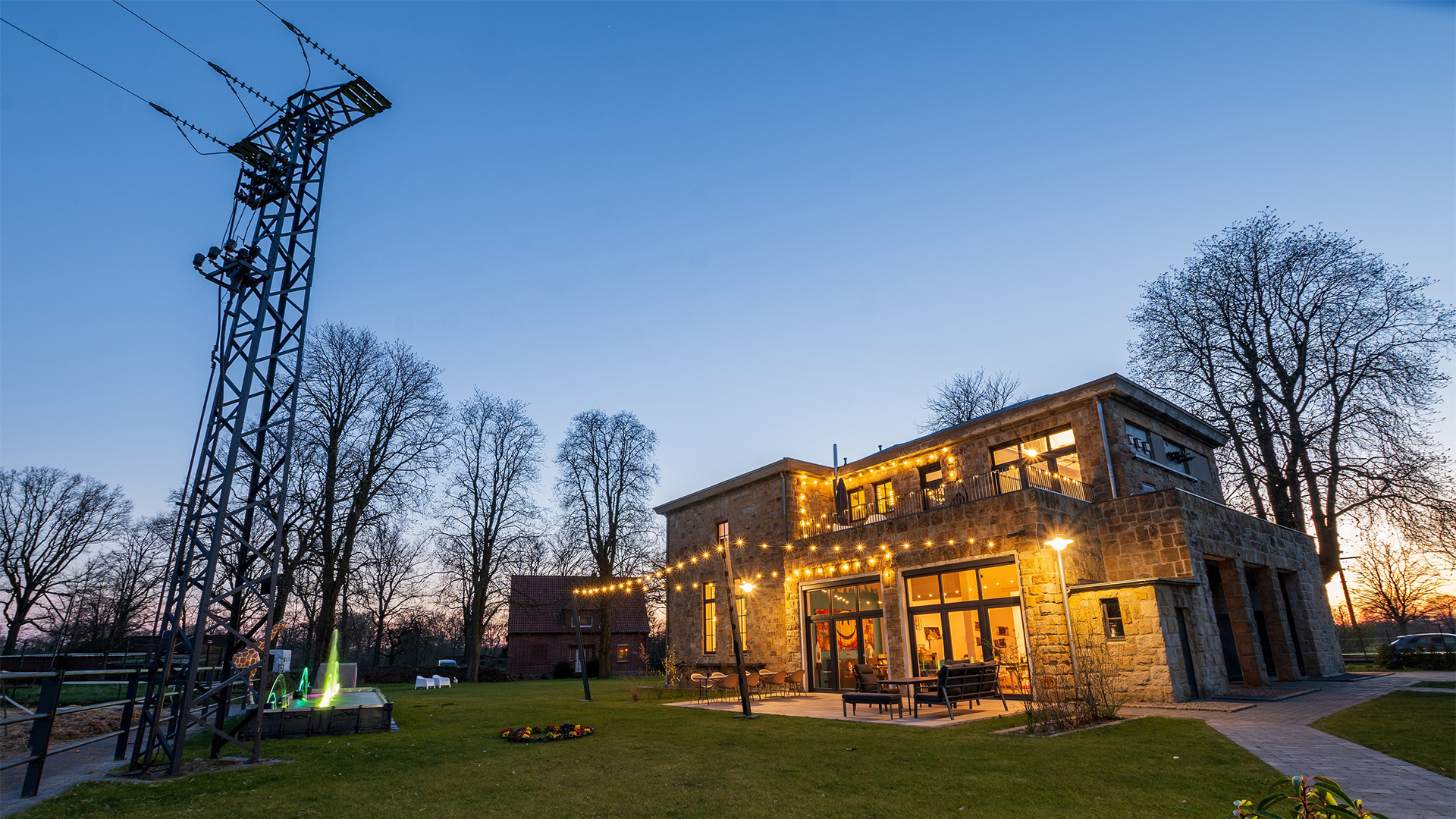 Übernachtung im Hochspannungsraum im Alten Wasserwerk für 2 (2 Nächte) in Tecklenburg