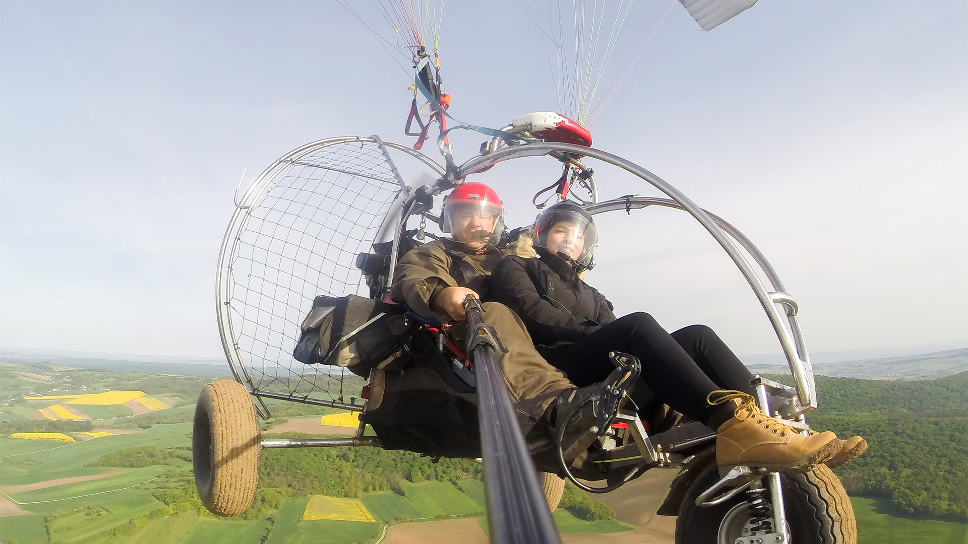 Motorgleitschirm fliegen Gaweinstal (1,5 Std.)