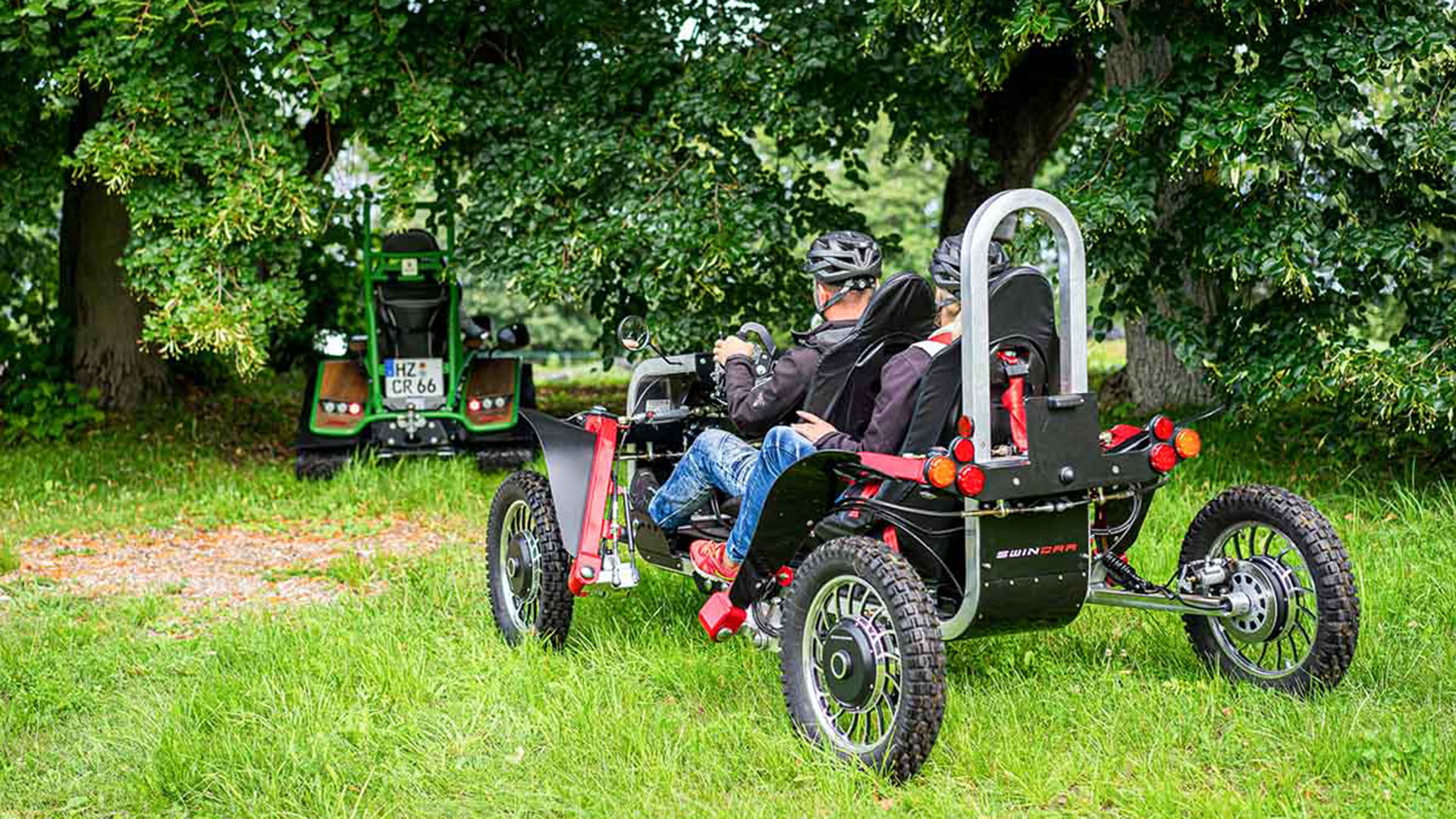 Swincar Tandem Tour für 2 Stiege (30 Min.)