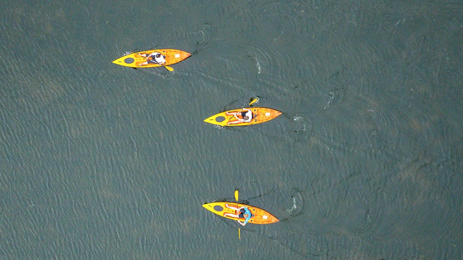 Kajak-Tour auf dem Olympiasee in München