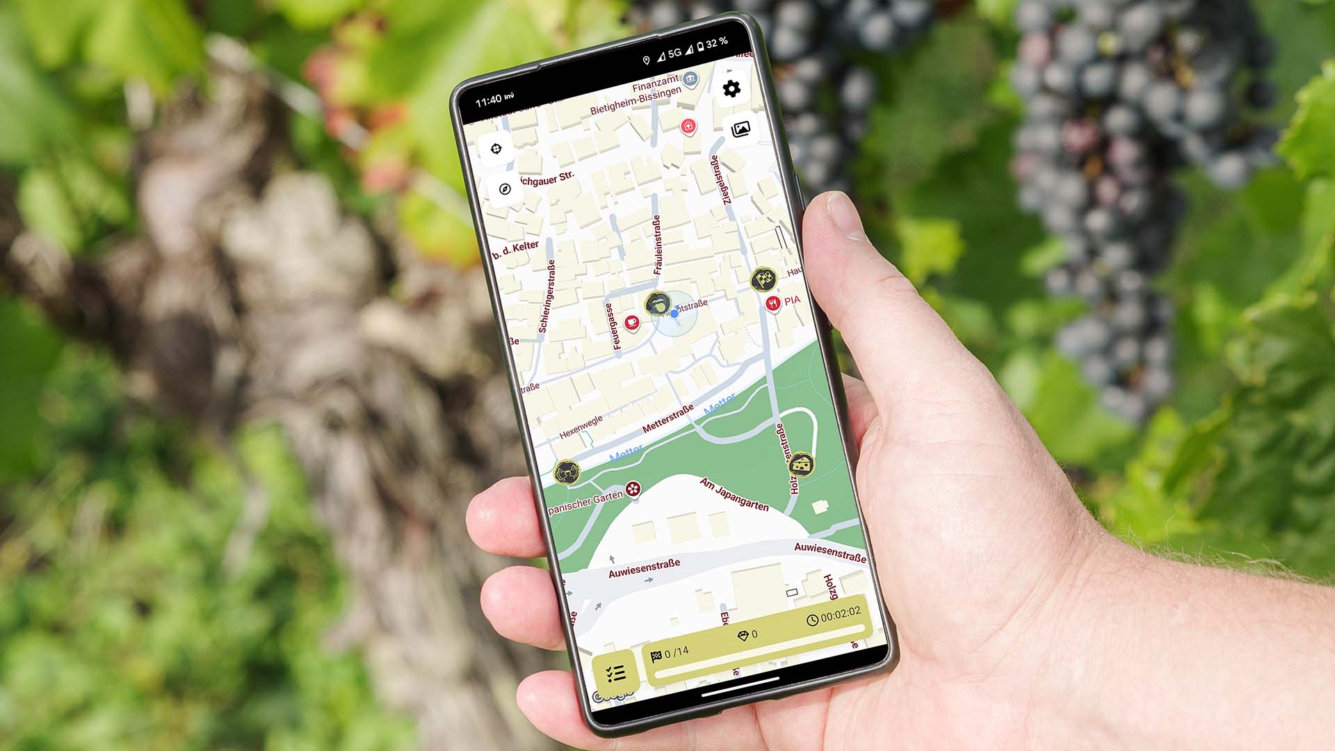Digitale Weinwanderung Augsburg, Aachen, Bamberg, Berlin und viele weitere Städte!