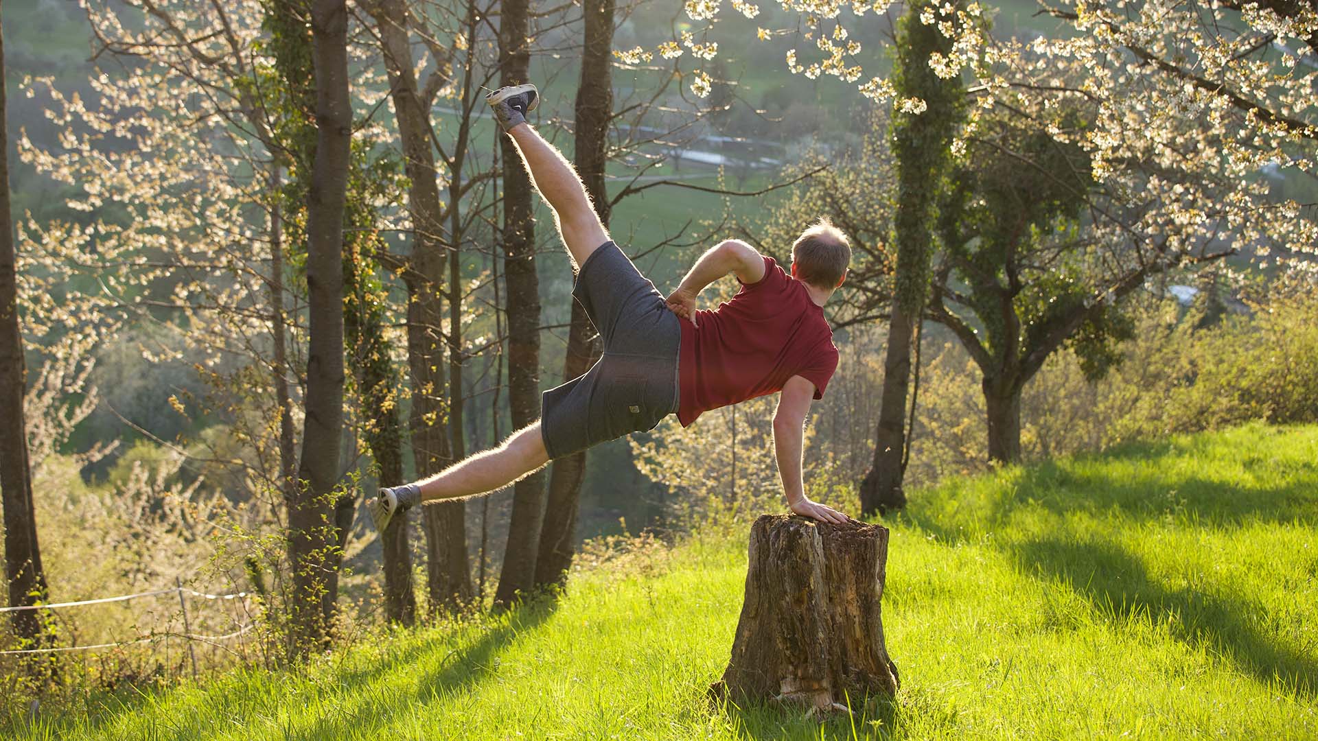 Parkour und Stuntreiten Training Großschönau