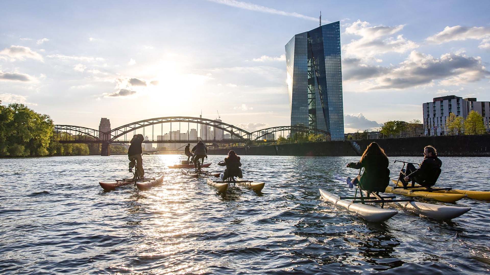 Waterbike fahren Heidelberg