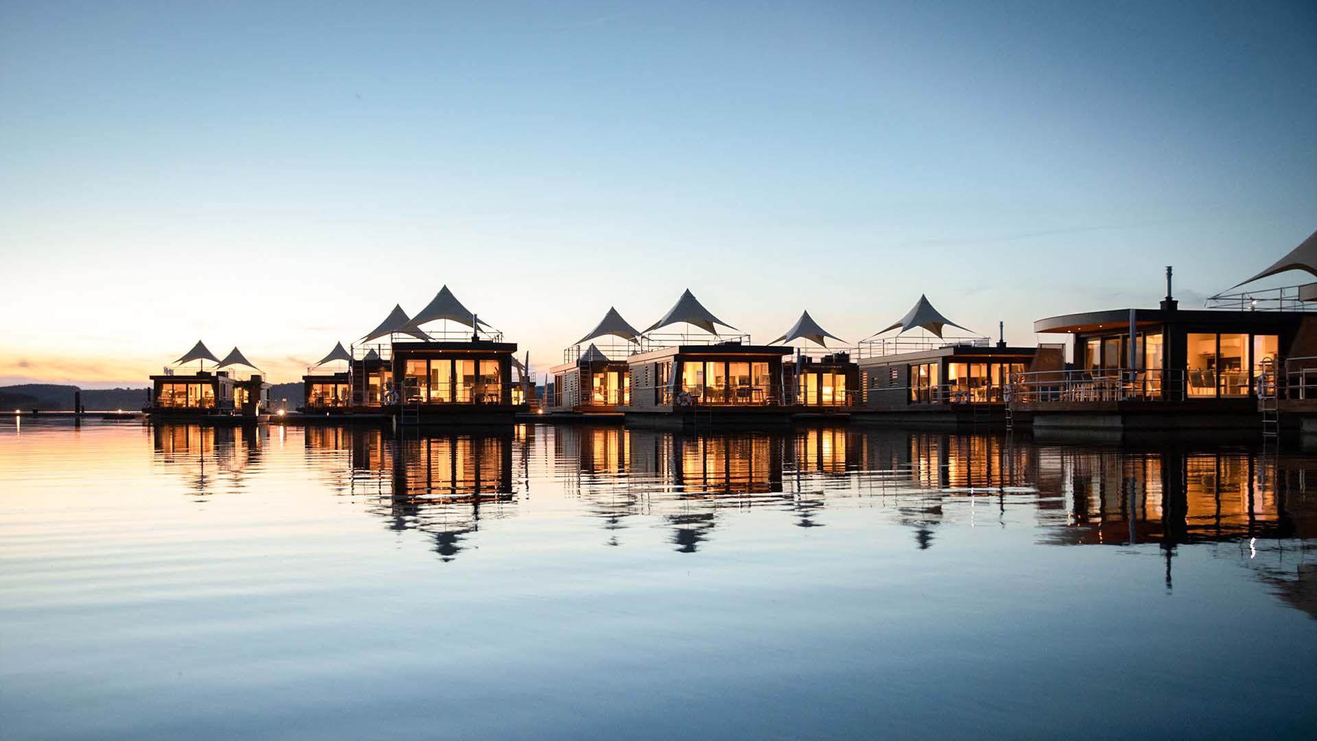 Außergewöhnlich Übernachten im Floating Village für 2 (3 Nächte) in Pleinfeld