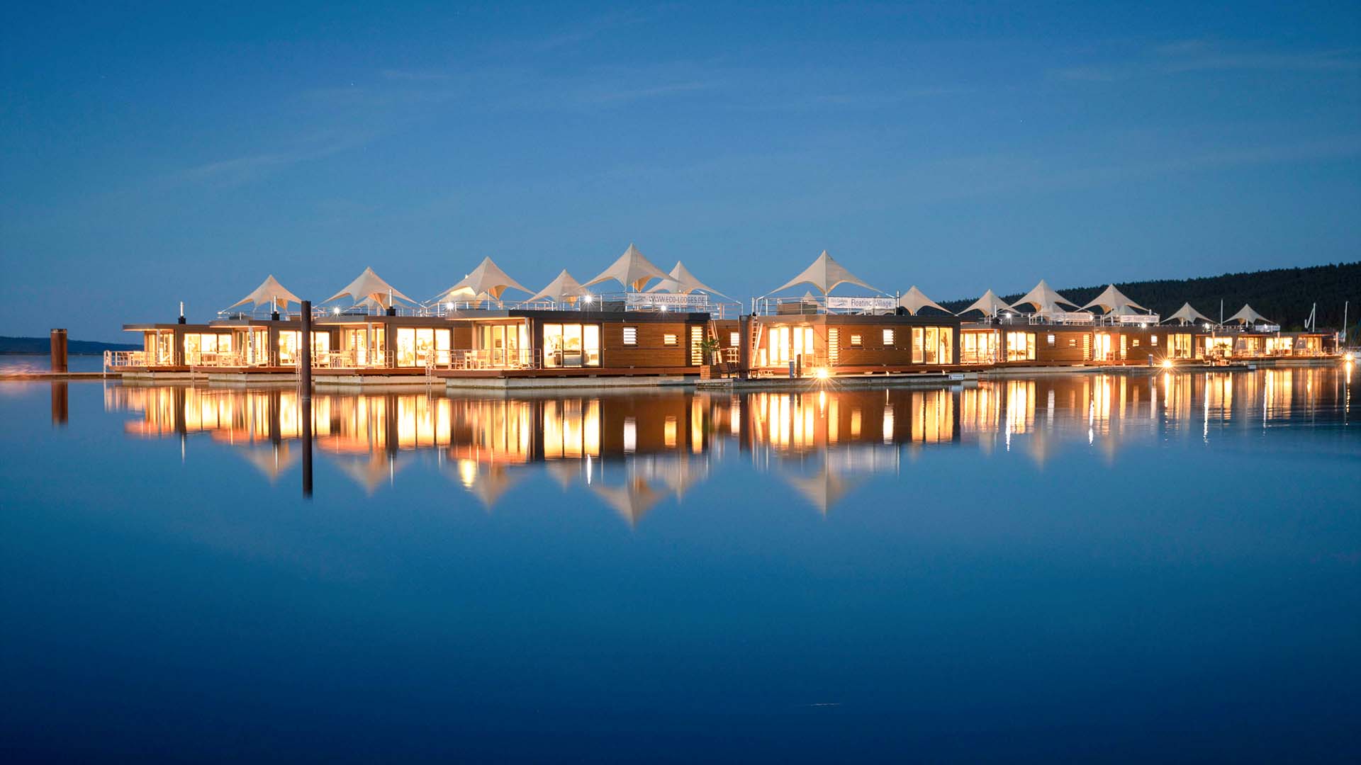 Winterurlaub im Floating Village für 2 (2 Nächte) auf dem Brombachsee in Pleinfeld
