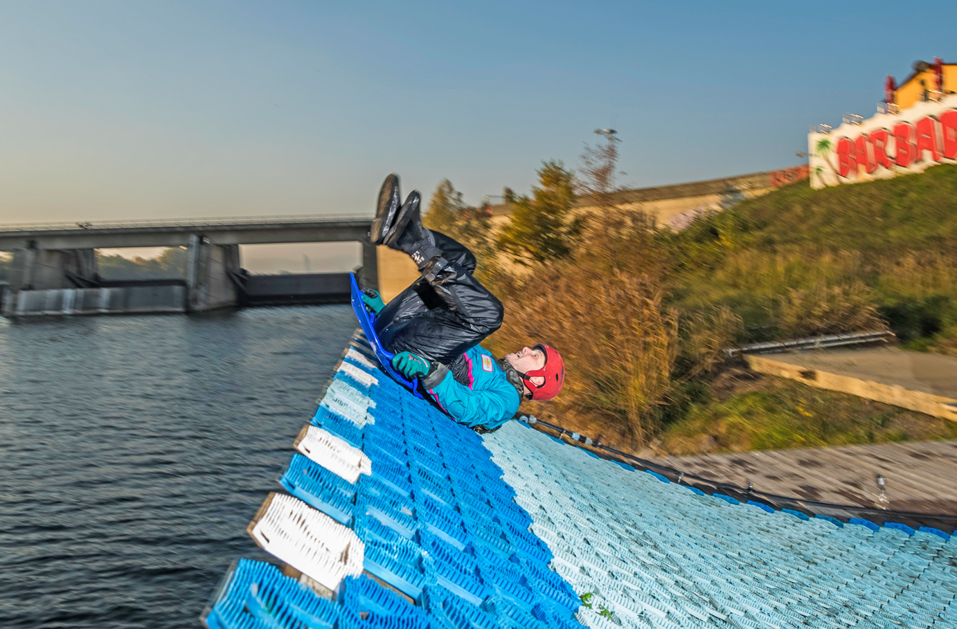 Waterramp-Action in Wien