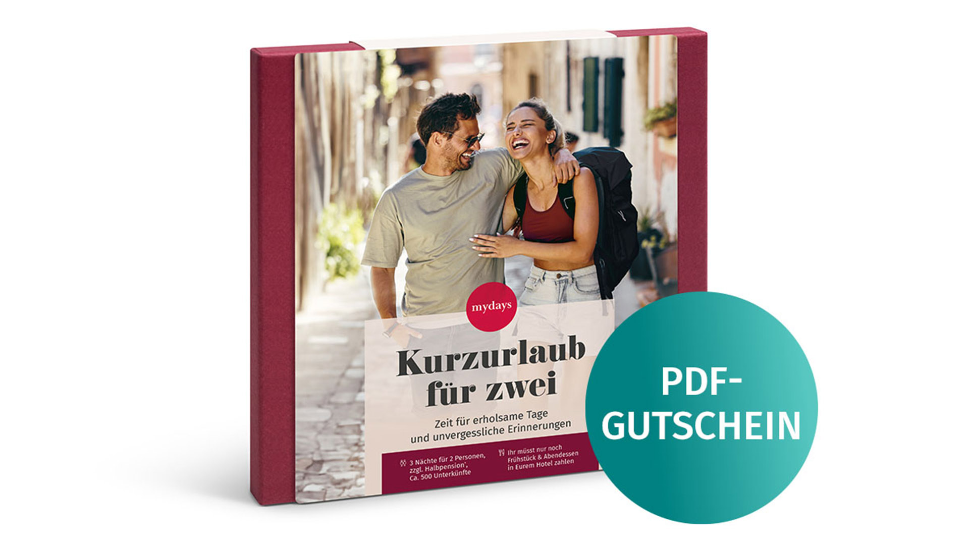 Geschenkbox Kurzurlaub für Zwei als PDF Geschenkbox Kurzurlaub für Zwei als PDF