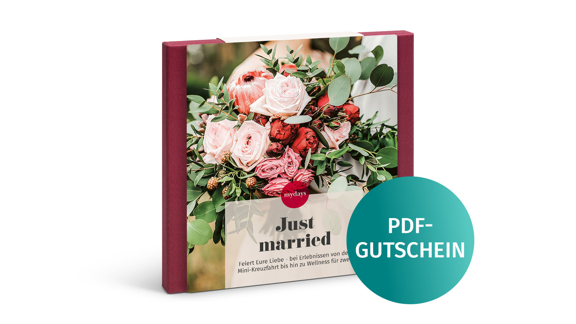 Geschenkbox Just Married als PDF