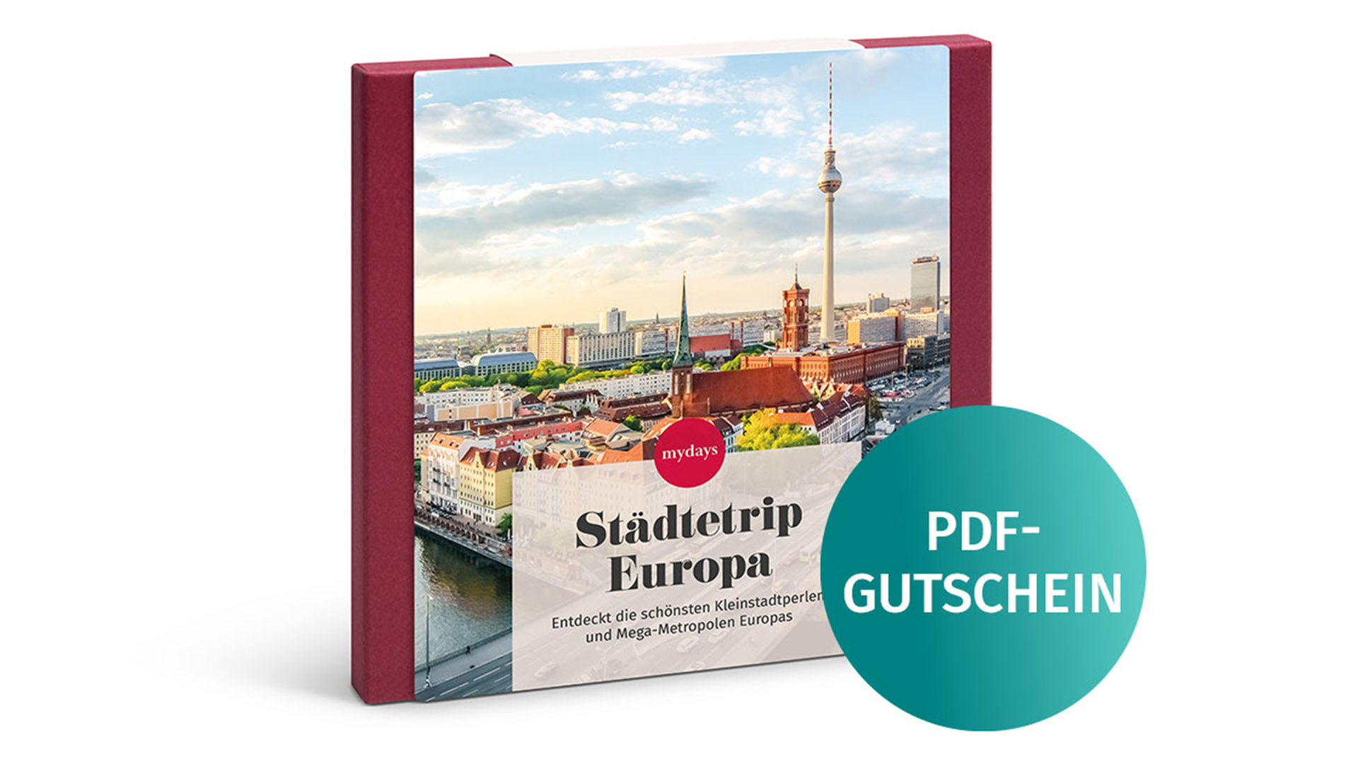Geschenkbox Städtetrip Europa als PDF