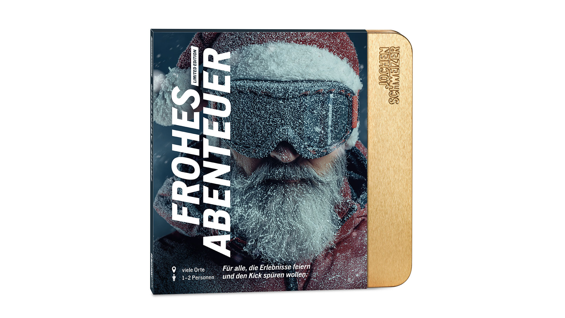 Geschenkbox Frohes Abenteuer – Nervenkitzel und Neugier statt Plätzchen und Pullover!