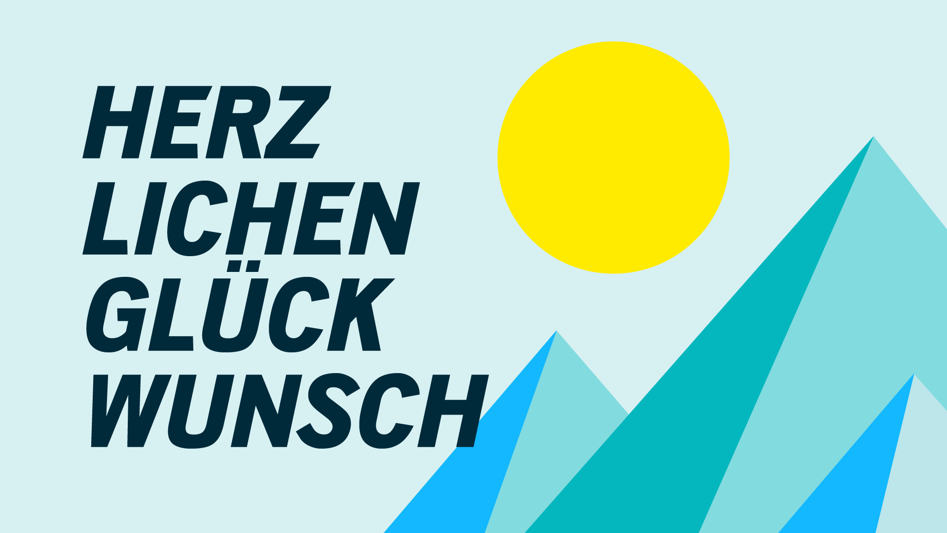 Flexibles Geschenk Glückwunsch