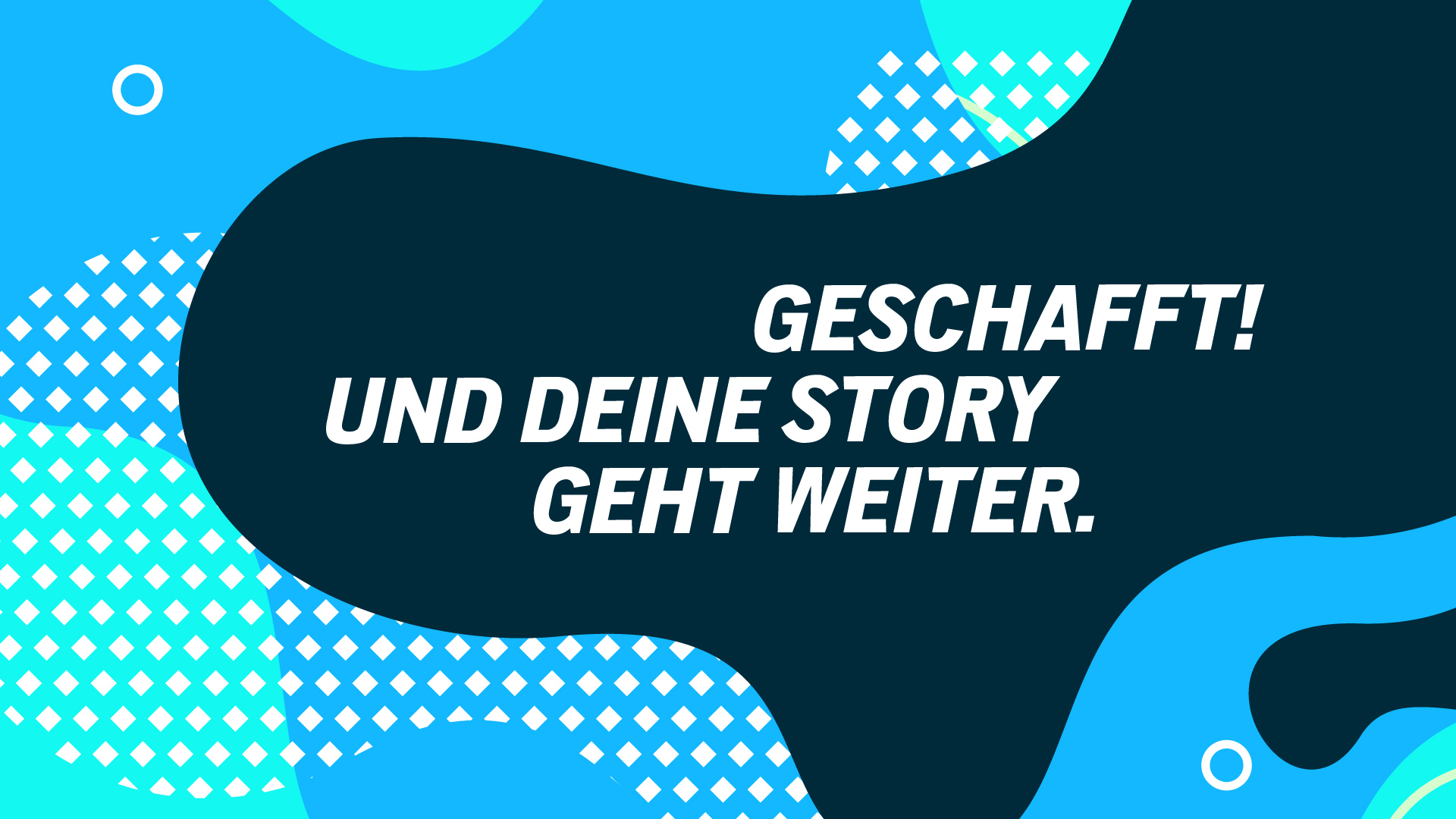 Flexibles Geschenk Zum Abschluss (Geschafft)
