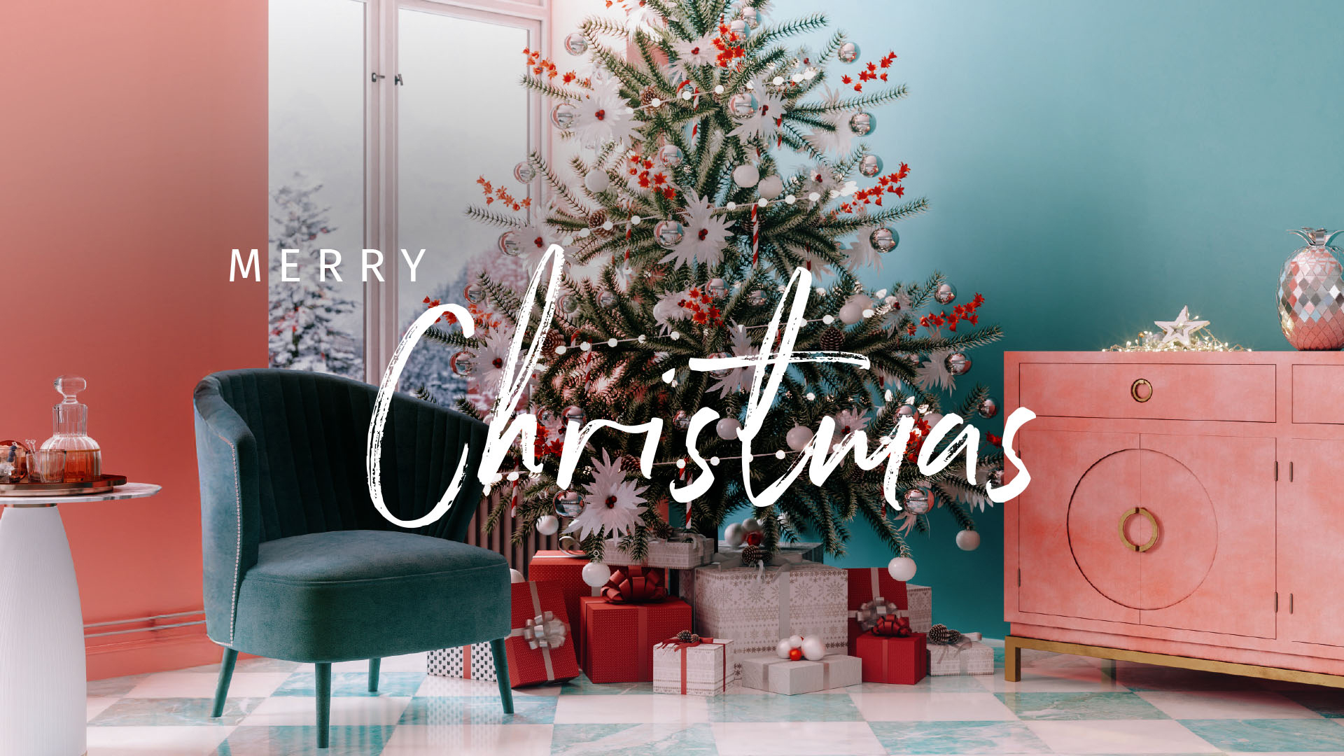 Flexibles Geschenk Merry Christmas