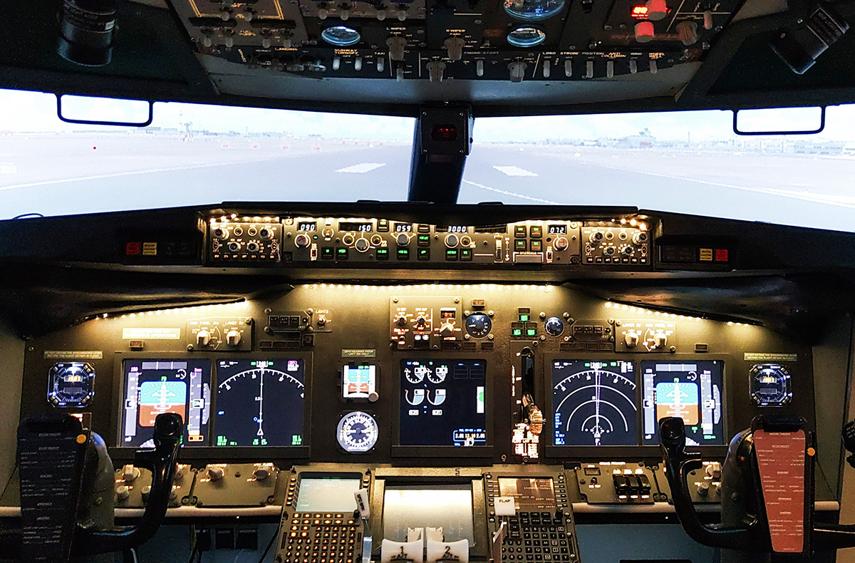 3D-Flugsimulator Boeing 737 Frankfurt am Main