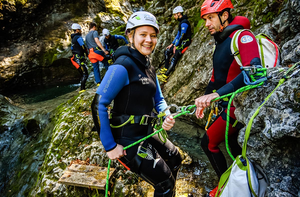 Canyoning Tour Kleinwalsertal - Adrenalinrausch im verborgenen Canyon-Abenteuer! in Hirschegg