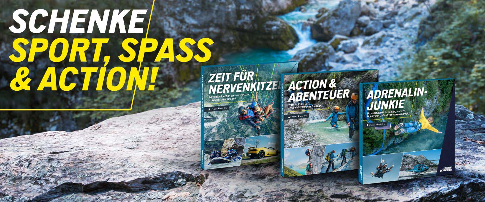 Erlebnis-Geschenkboxen Fun & Action