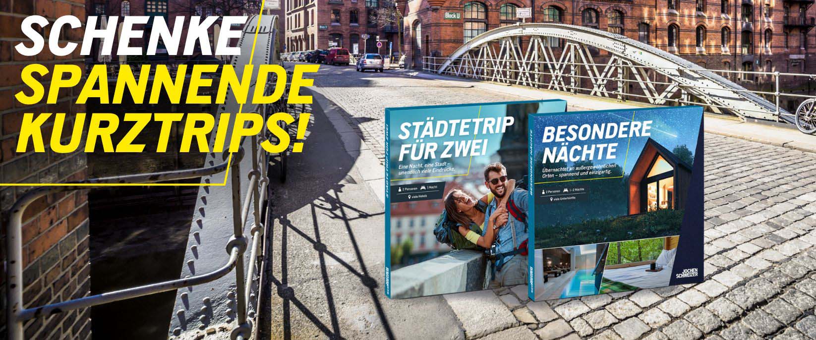 Erlebnis-Geschenkboxen Kurzurlaub