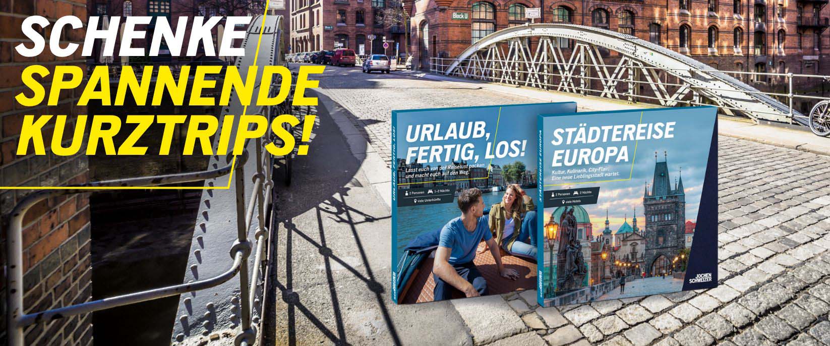 Geschenkboxen Kurzurlaub