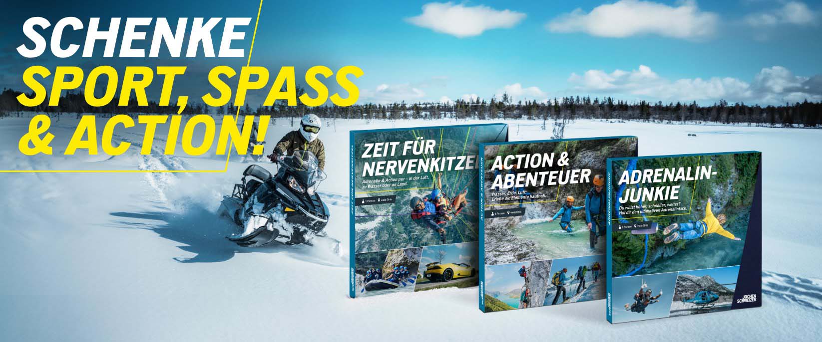 Erlebnis-Geschenkboxen Fun & Action