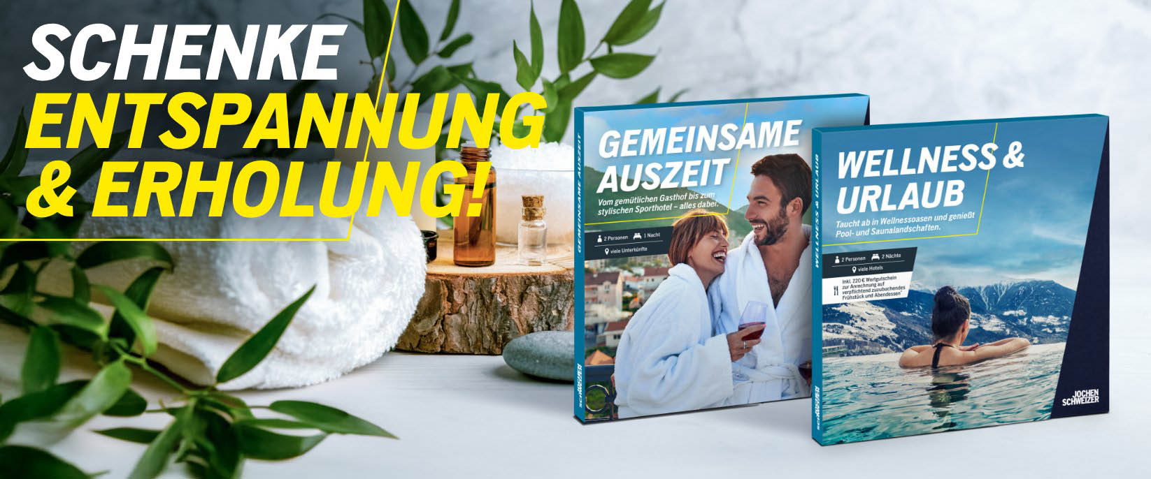 Erlebnis-Geschenkboxen Wellness & Lifestyle