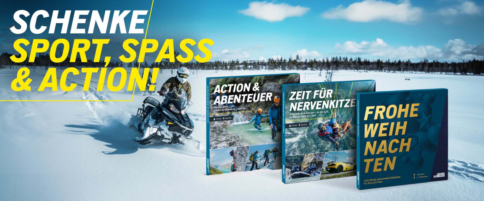 Erlebnis-Geschenkboxen Fun & Action