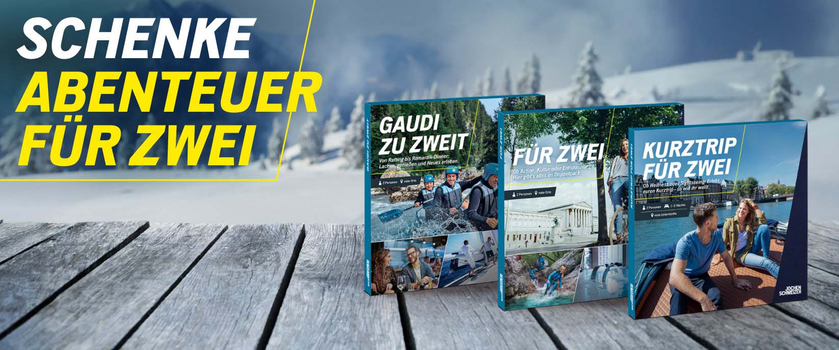 Erlebnis-Geschenkboxen Zeit zu Zweit