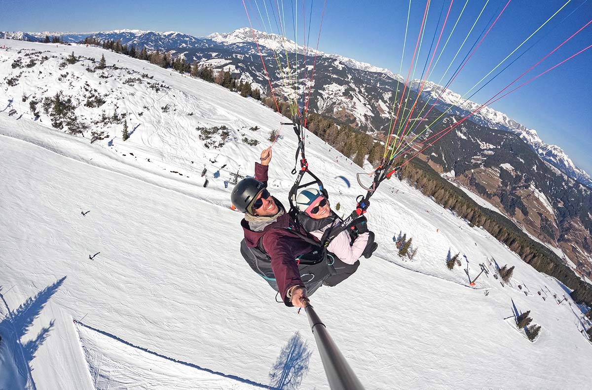 Aktivurlaub in Flachau inkl. Tandemflug für 2 (2 Nächte)