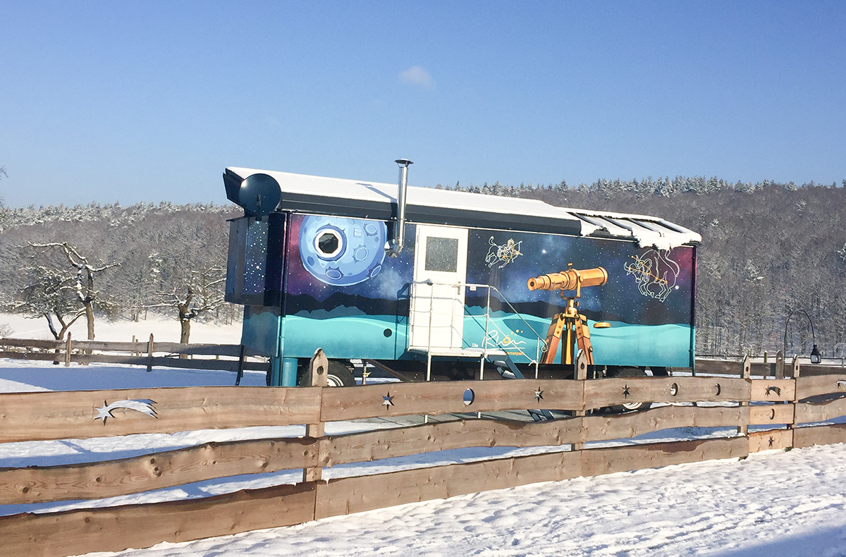 4 Tag(e) Außergewöhnlich Übernachten im Sternenwagen für 2 Dermbach (3 Nächte) Thüringen ✓