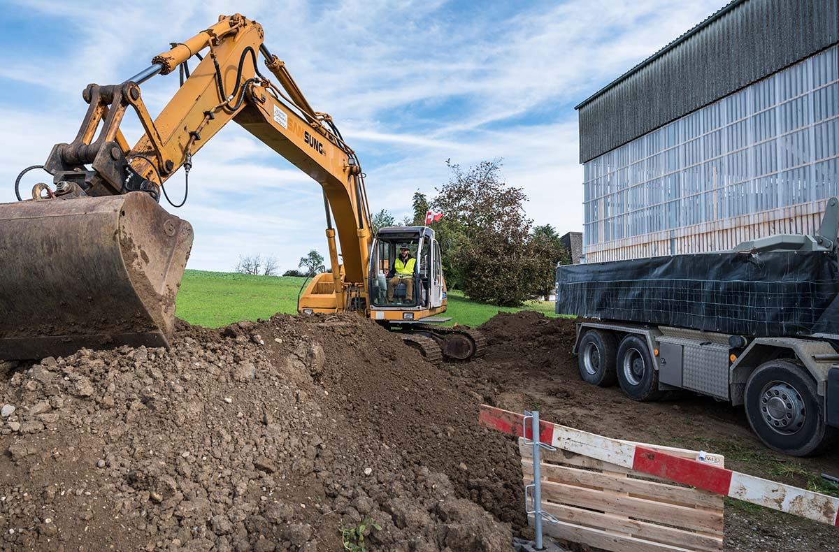 Bagger Erlebnis Gossau (mit LKW)