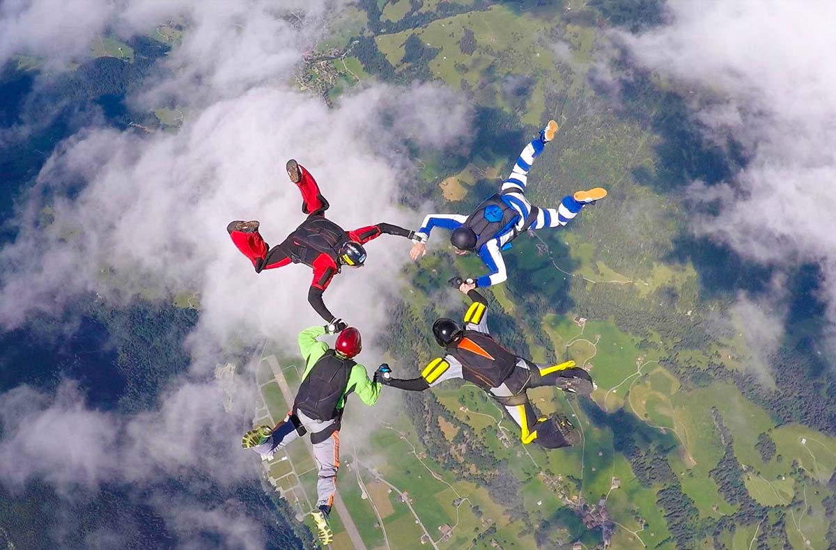 Ballon Fallschirmsprung Leutkirch im All...