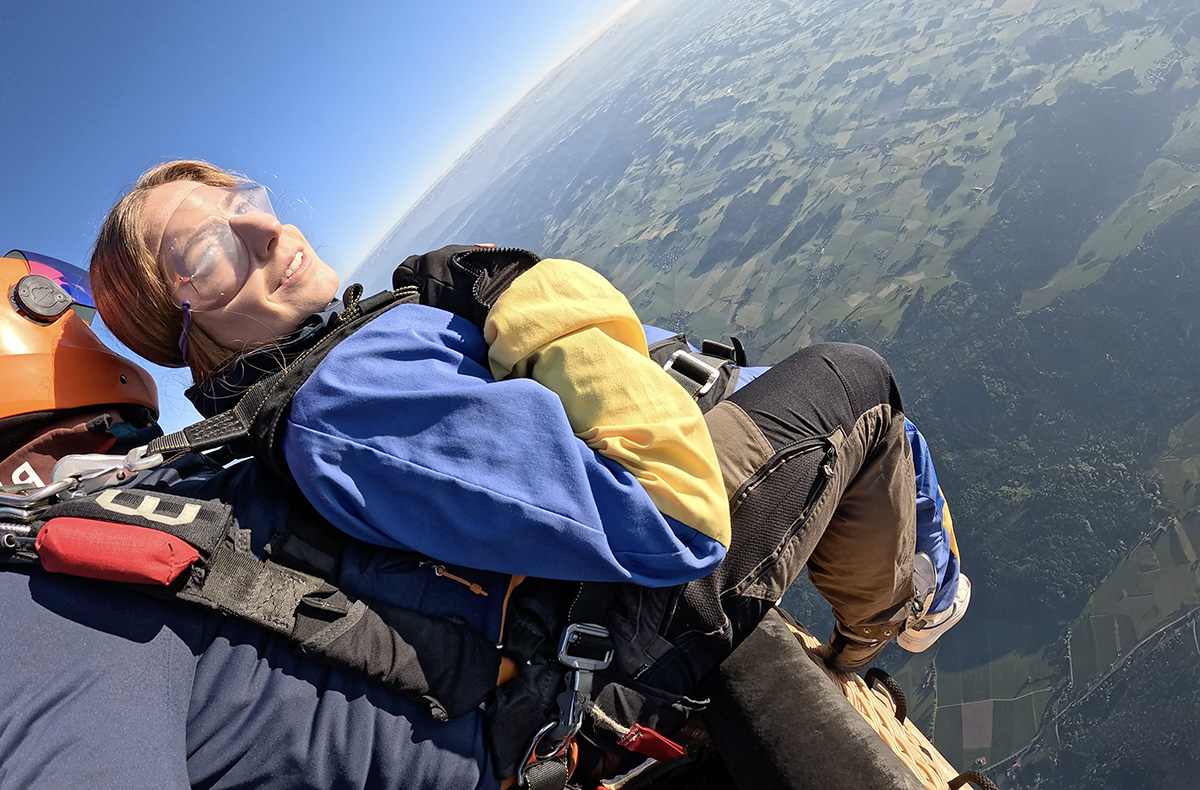 Ballon Fallschirmsprung Leutkirch im Allgäu