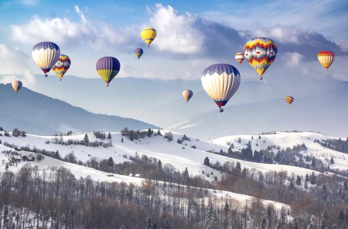 Ballonfahrt Winterzauber Oy Mittelberg 