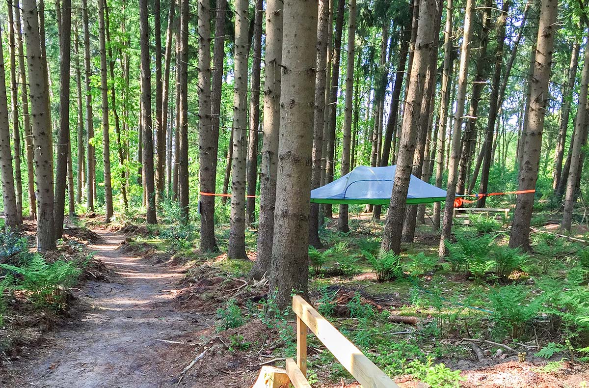 Übernachtung im Baumzelt bei Oldenburg ...