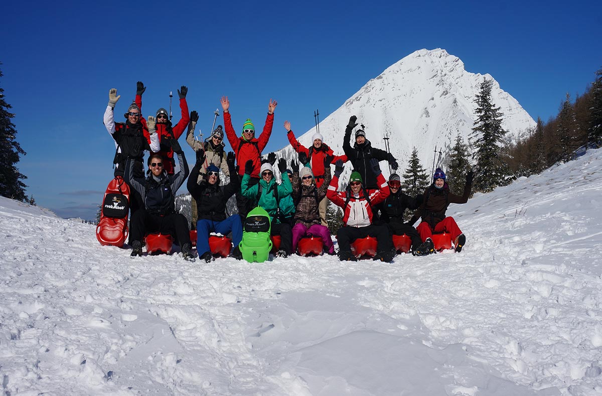 Schneeschuhtour und Bobfahrt