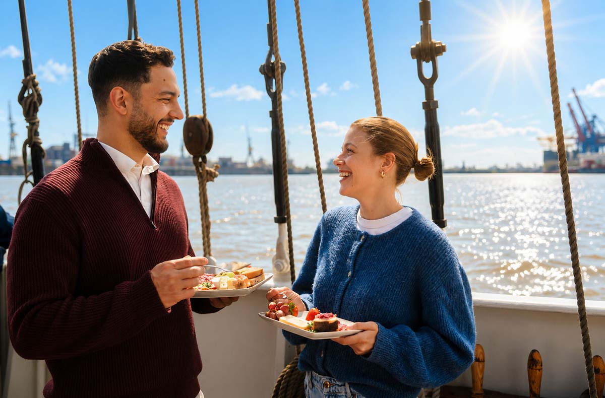 Segeln Hamburg mit Brunch (Hauptsaison)