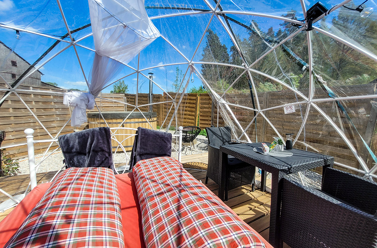 Übernachtung in der Bubble Suite im Fichtelgebirge für 2 in Neuhaus an der Eger