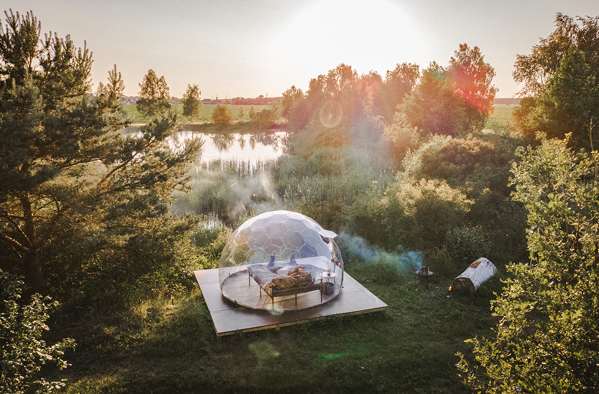Bubble Hotel Jessen für 3 (1 Nacht) - Schlafe unterm Sternenzelt im Elztal-Paradies in Jessen (Elster)