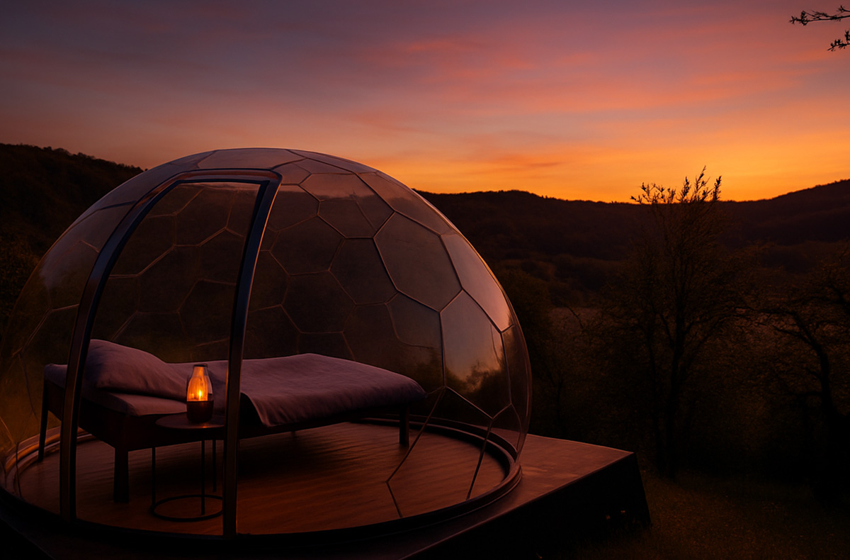 2 Tag(e) Bubble Hotel Däfern für 2 (1 Nacht)