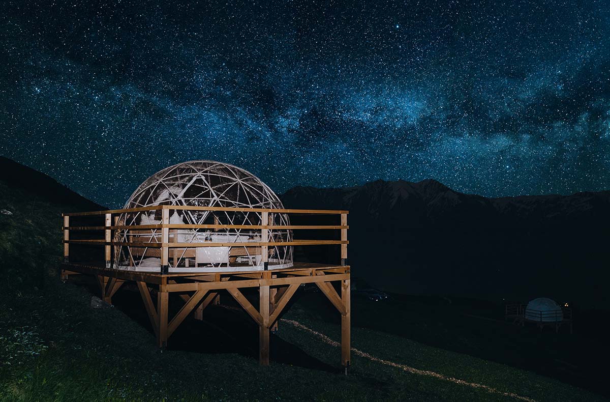 Bubble Übernachtung in der Sternengucker Suite für 2 (1 Nacht) in Vella