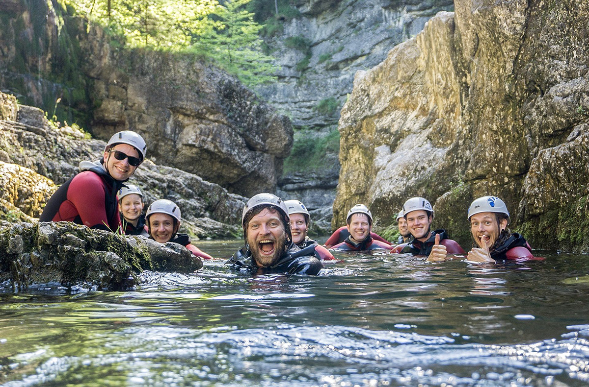 Canyoning Sportivtour Schneizlreuth Canyoning Sportivtour Schneizlreuth