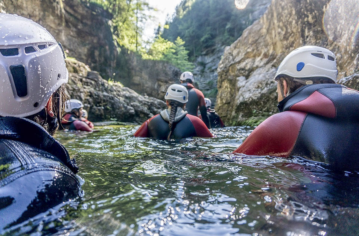 Canyoning Advanced Halbtagestour Schneizlreuth Canyoning Advanced Halbtagestour Schneizlreuth
