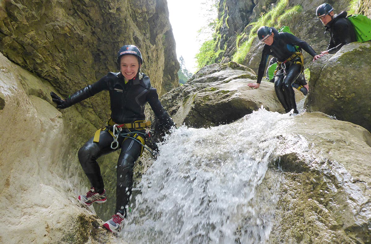 Canyoning Schnuppertour Weyregg - Dein erstes Canyoningabenteuer in Weyregg in Weyregg am Attersee
