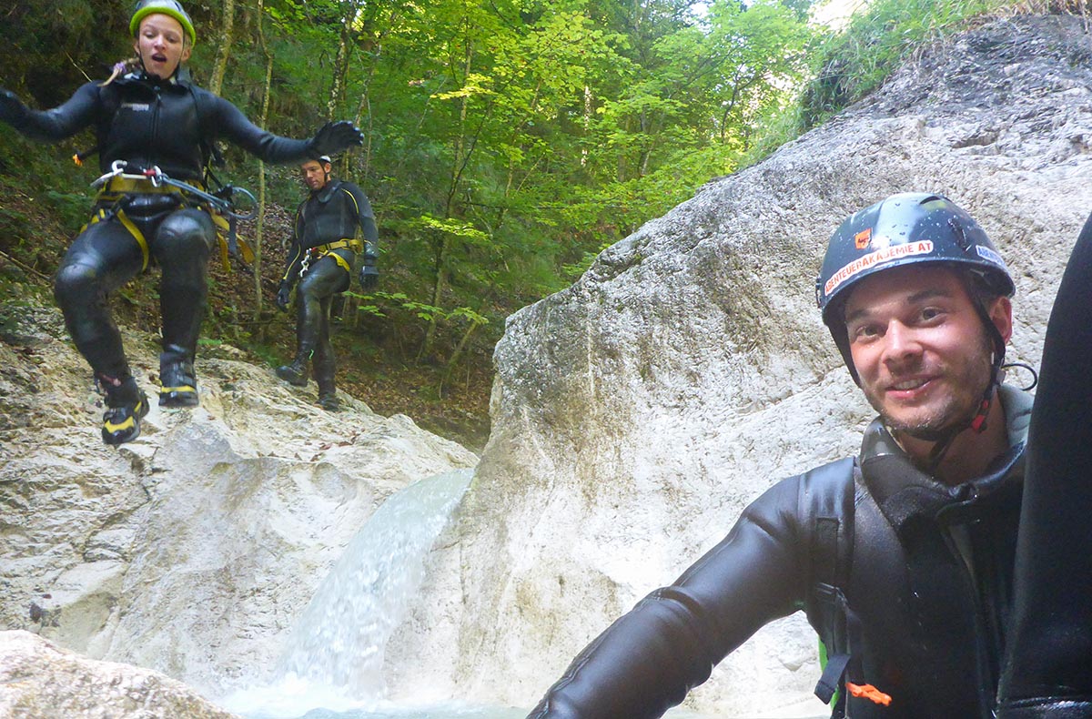 Canyoning Schnuppertour Weyregg - Dein erstes Canyoningabenteuer in Weyregg in Weyregg am Attersee